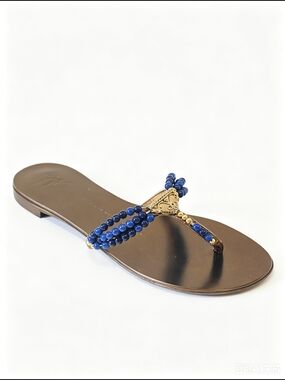 Giuseppe Zanotti Beaded Thong Sandals